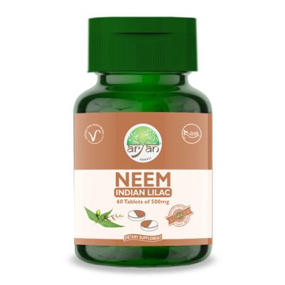 Aryan Herbals Neem (Indian Lilac) 60 Tablets of 500 MG