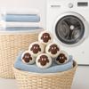 Copper Top - 6Pack Premium Organic New Zealand Wool,Natural Fabric Softener for Sensitive Skin-Reusable Laundry Dryer Balls,Reduce Wrinkles & Save Time, Baby Safe & Hypoallergenic view 4
