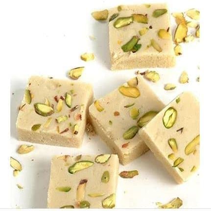 Pista Burfi 750g Indian Traditional Sweet Best Gift For All Occasions Raksha Bandhan, Marriage, Diwali, Holi, Ganesh Chaturthi Festival Treat For Family & Friends