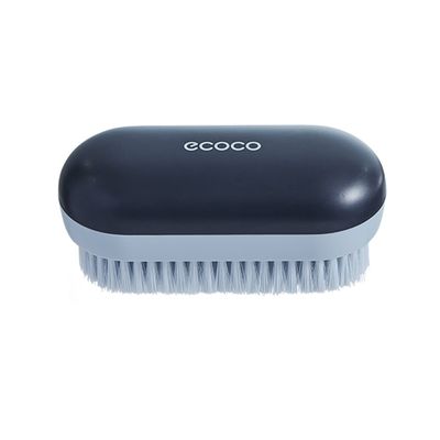 MEIJMJIA - Washing Brush, Cleaning Brush with Extra Hard Bristles for Cleaning Clothes, Shoes, Tiles, Kitchen, Bathroom (Blu/Senza maniglia)
