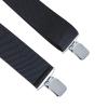 Men's Braces with 4 Hook-Clips for Trousers, Vintage Suspenders Braces for Men Heavy Duty Adjustable Elastic X Shape (L) view 2