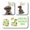 ButtonChocs Easter Chocolate Dinosaur - Easter Saurus Rex. Belgian Milk Chocolate Easter Gift. view 2