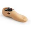 Articulated foot with shock absorber and 24R heel fit view 1