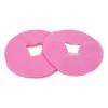 100Pcs Disposable Massage Face Cover, Round Pink Massage Headrest Cover with Hole, Soft Face Cradle Covers with Premium Non Woven, Massage Table Face Cover for SPA Beauty Salon view 4