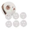 100pcs Precut Gauze Facial Mask Paper, Breathable Skin Friendly Cotton Gauze for Skin Care, Thin Gauze Mask with Great Permeability, Disposable Facial Mask Paper for SPA Beauty Salon Home DIY view 4