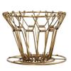 misppro Durable Coffee Drip Filter Coffee Dripper Cup Camping Cookware Folding Golden view 3