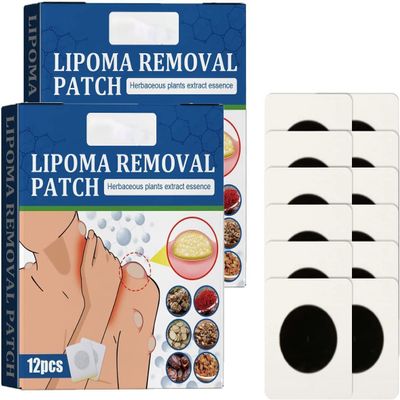 M-EDix Lipoma Removal Patch,Lymphatic Care Patch,Soothe Body Fat Knots and Dissolve Lumps,Lymphatic Drainage Patch Herbal Lymph Care Patch,Get Rid of Fatty Lipoma Lumps (24pcs)