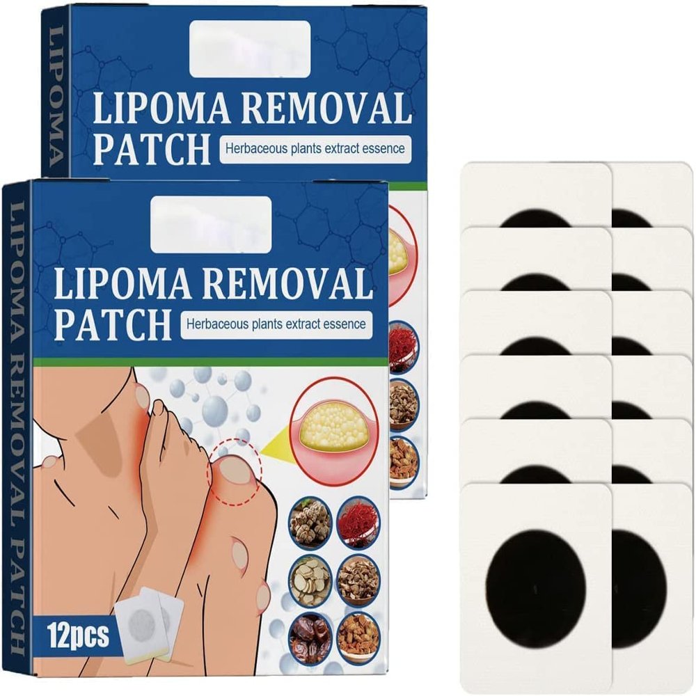 M-EDix Lipoma Removal Patch,Lymphatic Care Patch,Soothe Body Fat Knots and Dissolve Lumps,Lymphatic Drainage Patch Herbal Lymph Care Patch,Get Rid of Fatty Lipoma Lumps (24pcs)
