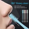 Nose Hair Trimmer Clipper, Professional Painless Nose Hair Remover for Men Women, Double-Head Nose Hair Removal Dual Edge Blades Nose Hair Trimming Tool for Easy Cleansing Yellow (3pcs) view 2