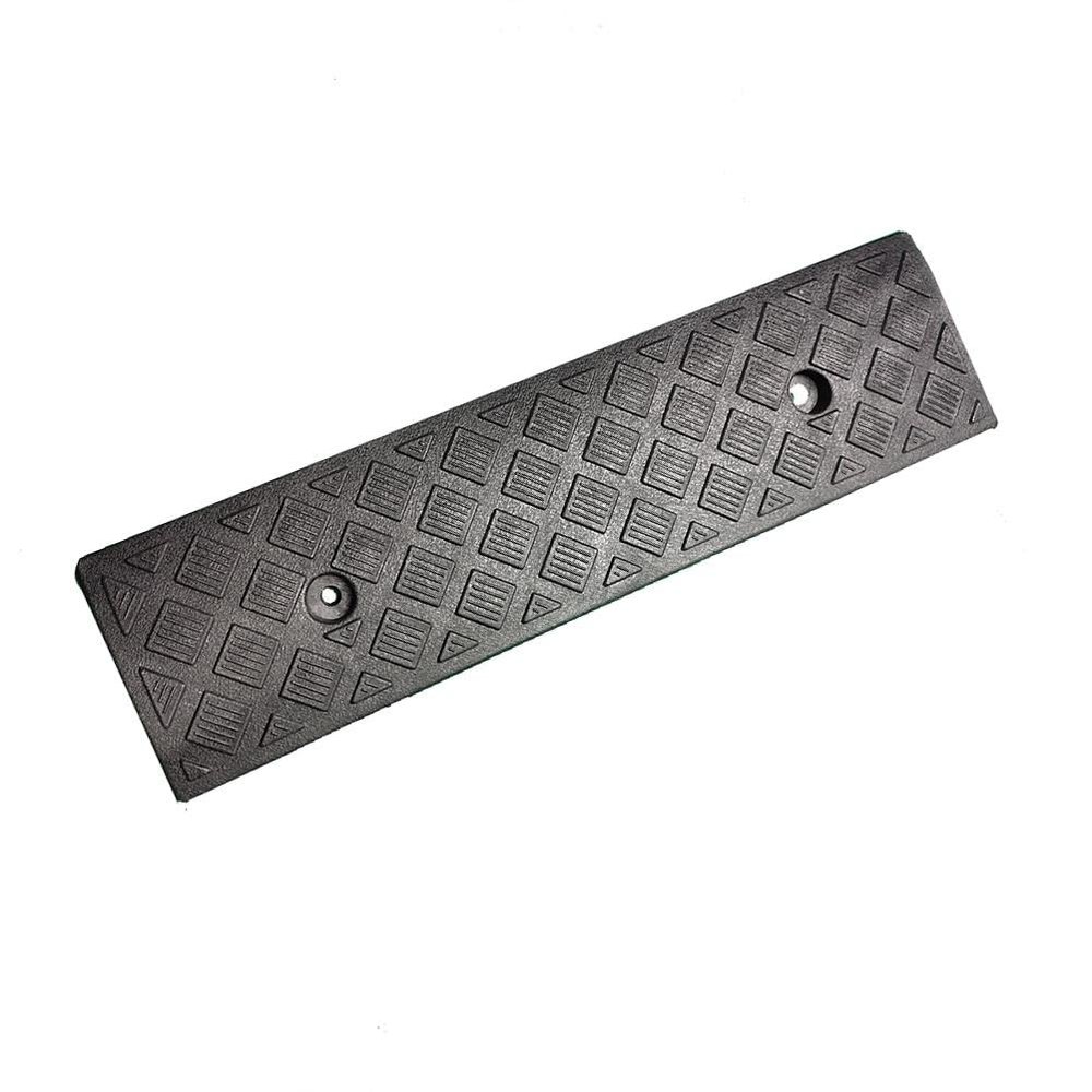 Auto Car Threshold Ramp, Car Driveway Adjustable Curb Ramps, Random Color Plastic Portable Curb Ramp Anti Slip Lightweight Threshold Ramp for Car Trailer Truck Bike Motorcycle