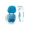Denture Storage Box Denture Cleaning Brush Artificial Tooth Boxes Denture Cleaning Tool Denture Container view 2