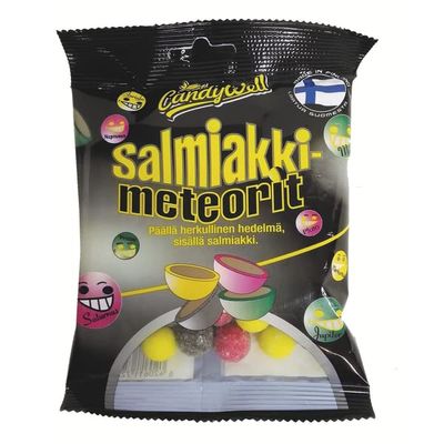 13x130g Candywell Salmiac Meteor candy mix bags