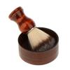 barenx Set 2pcs Men ' S Hair Beard Remove Tool Shaving Brush with Soap Cream Bowl Mug view 1