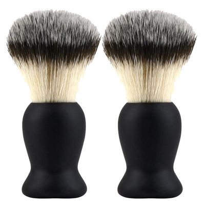 barenx 2X Black Nylon Brush Barber/Salon Accessories Shaving Brush