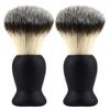 barenx 2X Black Nylon Brush Barber/Salon Accessories Shaving Brush view 1