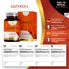 LN Saffron | 60 High Strength Safron Capsules - 90mg Saffron Supplement (from 4:1 Extract) per Serving | Safron Extract | Non-GMO, Gluten & Allergen Free | Manufactured in The UK view 3