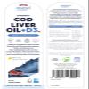 Osavi Norwegian Cod Liver Oil + D3, 1000 mg Omega 3, Lemon  250 ml | High in DHA & EPA for Brain, Heart & Vision Health | Supports Immune System Function | Sustainably Sourced from Wild Atlantic Cod view 2
