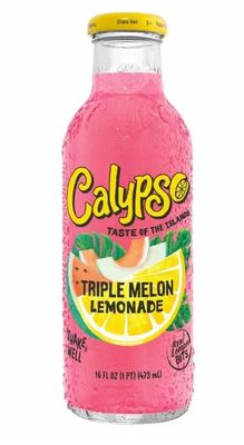 Ellies Jellies Calypso Triple Melon Lemonade Bottles 473ml x12