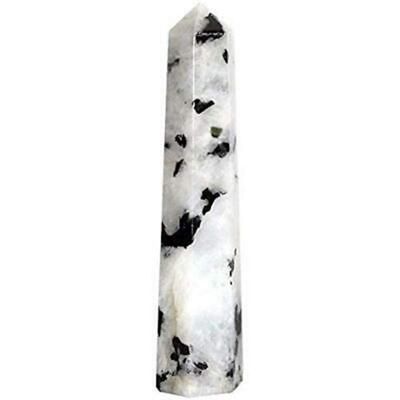 Frienemy Home Presents Rainbow Moonstone Reiki Tower Obelisk Generator Pencil Stone for and Meditation #Frienemy-2441
