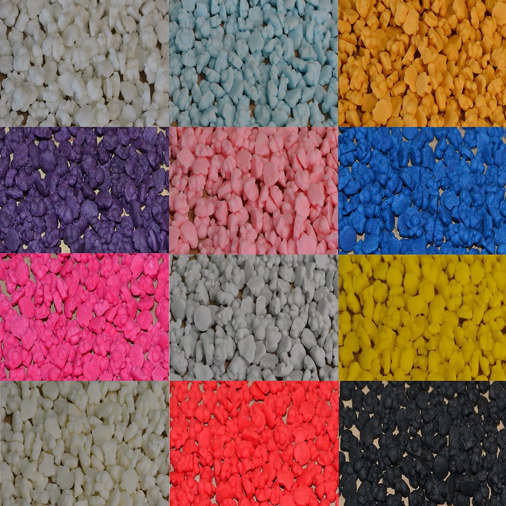 25g 3D 10mm Edible Matt Teddies Teddy Sugar Cupcake/Cake Decoration Sprinkles (Black)