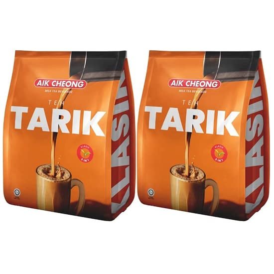 Aik Cheong 3 in 1 Teh Tarik Classic 38g x12 Sachets 456g, Packs of 2, by Food Sanctuary