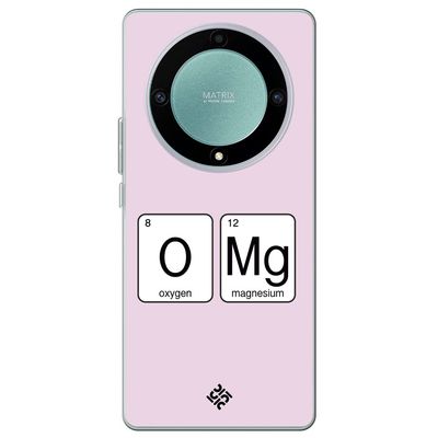 Movilshop Case for [ Honor Magic 5 Lite ] Cool Phrases [ Oxygen + Magnesium  GMO] Transparent Flexible Silicone Case Cover Gel for Smartphone.