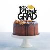 1st Grade Grad Cake Topper - Class Of 2023 Graduation Party Cake Decorations - Boy Girl Kids First Grade Graduation Party Decorations Supplies view 3