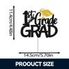 1st Grade Grad Cake Topper - Class Of 2023 Graduation Party Cake Decorations - Boy Girl Kids First Grade Graduation Party Decorations Supplies view 4