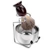 Jojomis Beard Mustache Brush Beard Brush Men's Facial Tool And Holder view 2
