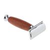 Jojomis Premium Rosewood Men's Shaving Set Brush Safety Razor Holder view 3