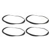 Jojomis 4x Hairdressing Barber Chair Basic Equipment Rubber Seal Trim Protect view 1