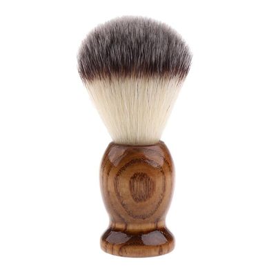 Jojomis Men Shaving Brush Synthetic Shave Wood Handle Tool