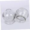 1 Set Cupping Body Care Glass Cups Kit Facial Full Body Suits Body Suction Cups Suction Cups for Body Cups Massage Household Tools Lead- Glass Suction Cup Set Vacuum view 3