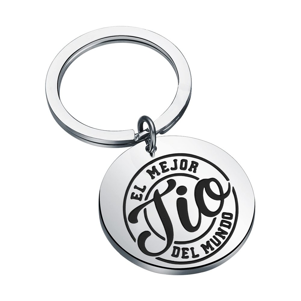 ENSIANTH Tio Keychain - Uncle Gift for Father's Day, Tio Key, S