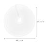 Ciieeo G Shape Tube Pads Holders Soft Breathable Abdominal Feeding Tube Button Covers Reusable Washable Nursing Care Protection 7.50X7.50X0.20In 28 Pack view 4