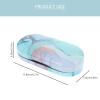 Ciieeo Eye Glasses 1 Set Eyeglass Case PU 2 in 1 Double Sided Eyeglass Box with Mirror Travel Kit Contacts Case Holders with Soak Storage Tweezers for Home Travel Glasses Case view 2