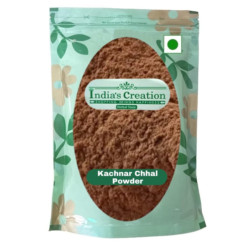 India's Creation Kachnar Chaal Powder-Bauhinia Varie-Raw Herbs-Kachnaar Chaal-Kanchnar-Jadi Booti-Single Herbs (250 Gram)