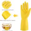 Aspect Duzzit Household Gloves, Dishwashing gloves, Extra Thickness, Long Sleeves, Kitchen Cleaning, Working, Painting, Gardening, Pet Care - Natural Rubber Latex Gloves  3 Packs (6 Pairs) (M) view 2