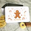 Fingerprint Designs Personalised Baked With Magic By Mummy Gingerbread Cake Treat Sweets Biscuit Tin view 1