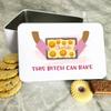 Fingerprint Designs Personalised Gloves Cookies Bitch Can Bake Cake Treat Sweets Biscuit Tin view 1