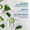 (nkd) Soothing Body Balm - Mint & Cucumber Ingrown Hair Treatment for Pubic Area - For Post Hair Removal - Hydrates Skin All Over - 250ml view 4