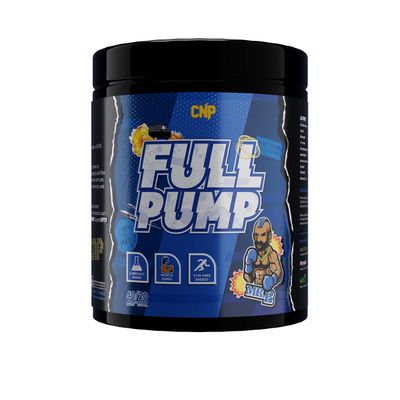 CNP Professional Full Pump, Strong Stim Free Energy and Muscle Pumps Pre-Workout, 20/40 Servings, 300g, 4 Flavours Available (Mr B)