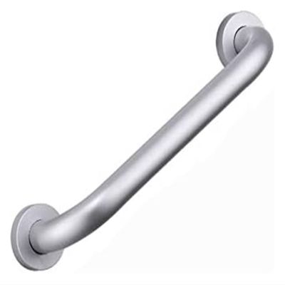 ALDEPO Grab Bars Grab Bar- Handrail Space Aluminum, Elderly Safety Wall Barrier Anti-skid Handle, Single-word Lever Toilet Handle (Color : Silver, Size : 50cm)