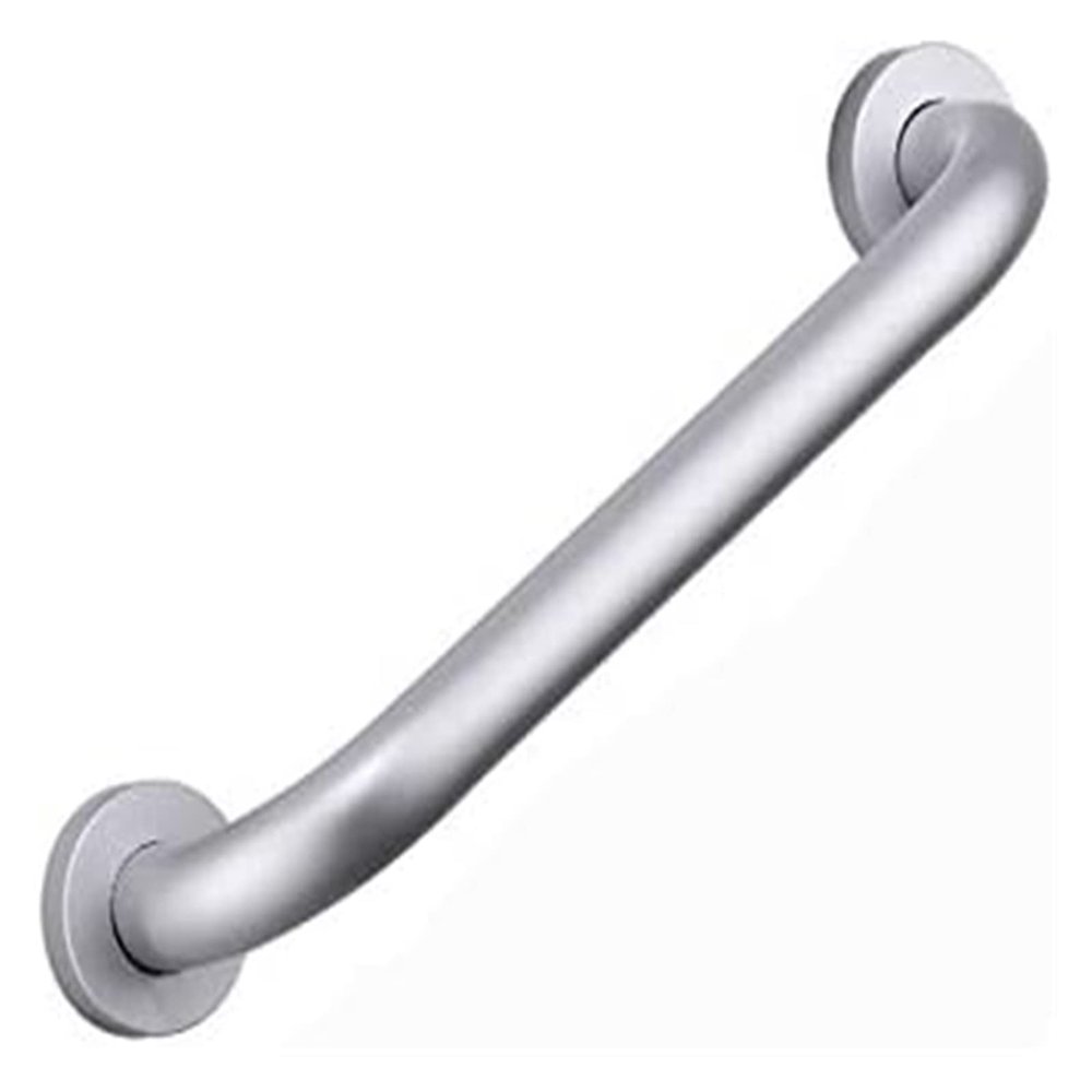 ALDEPO Grab Bars Grab Bar- Handrail Space Aluminum, Elderly Safety Wall Barrier Anti-skid Handle, Single-word Lever Toilet Handle (Color : Silver, Size : 50cm)