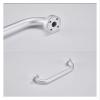 ALDEPO Grab Bars Grab Bar- Handrail Space Aluminum, Elderly Safety Wall Barrier Anti-skid Handle, Single-word Lever Toilet Handle (Color : Silver, Size : 50cm) view 2