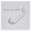 ALDEPO Grab Bars Grab Bar- Handrail Space Aluminum, Elderly Safety Wall Barrier Anti-skid Handle, Single-word Lever Toilet Handle (Color : Silver, Size : 50cm) view 3