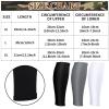 3 Pairs Calf Compression Sleeves for Men And Women Football Leg Sleeve Footless Compression Sock for Running Athlete Cycling (Black, White, Gray, Small), Black, White, Gray, S view 2