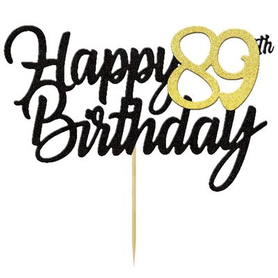 happy 89th birthday cake topper