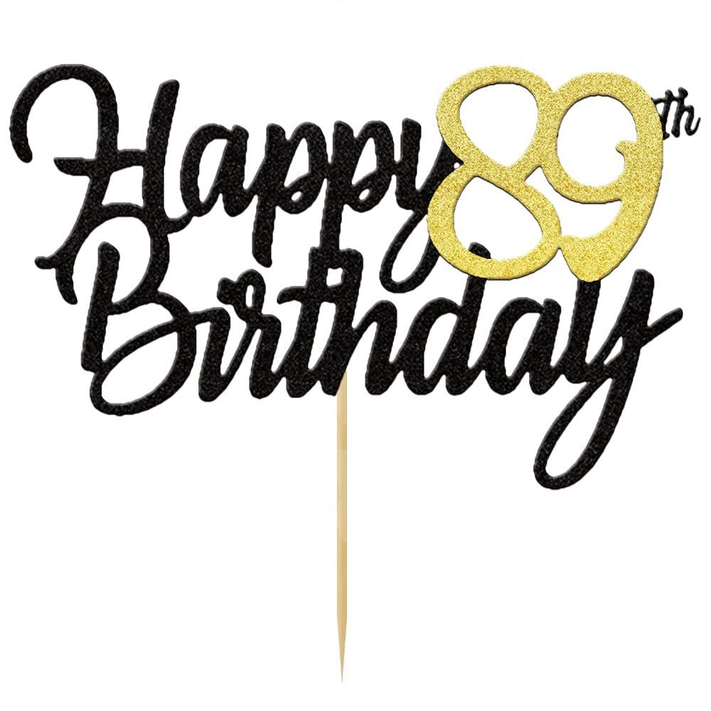 happy 89th birthday cake topper