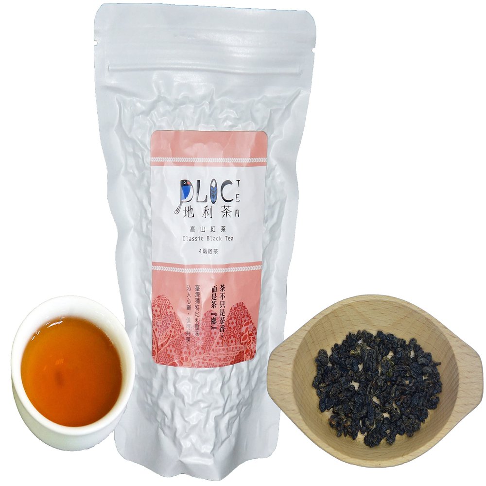 DLIC TEA Taiwan Alishan Honey Scented Black Tea 150g (5.29 oz) High Mountain Black Tea Caramel Aroma Kraft Zipper Bag Pack
